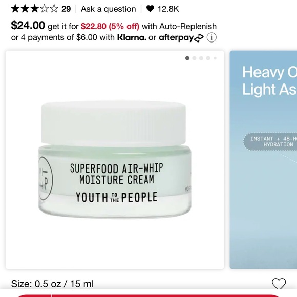 Youth To The People Moisture Cream - Picture 2 of 5